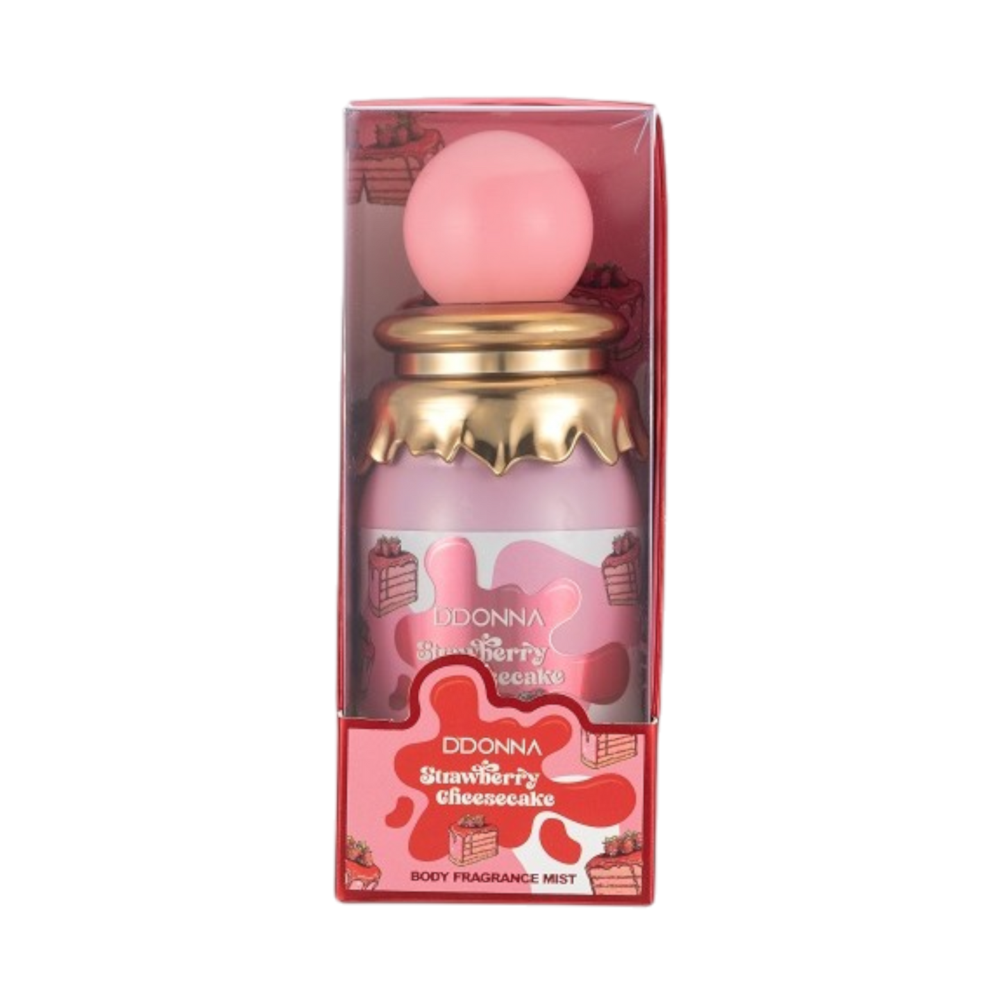 Body Mist Strawberry Cheesecake 300ml - D´DONNA