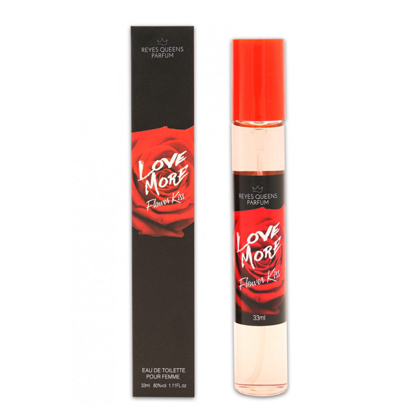 Mini Perfume Love More Flower Kiss 33ml - REYES QUEENS