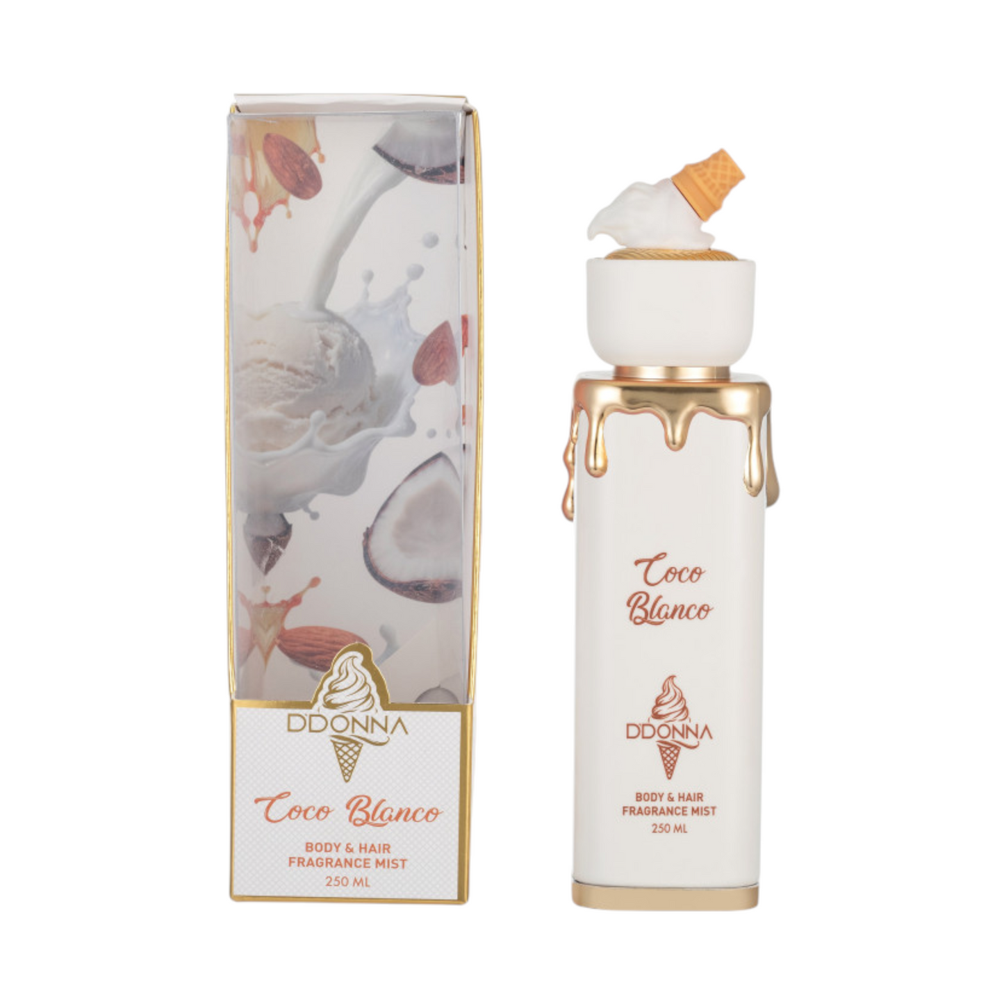Bruma Corporal y Capilar Coco Blanco 250ml - D´DONNA