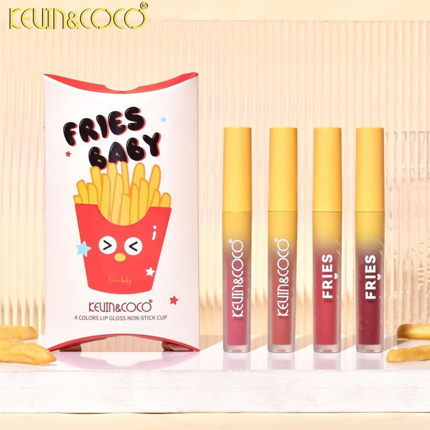 Pack 4 Labiales Papas Fritas - KEVIN&COCO