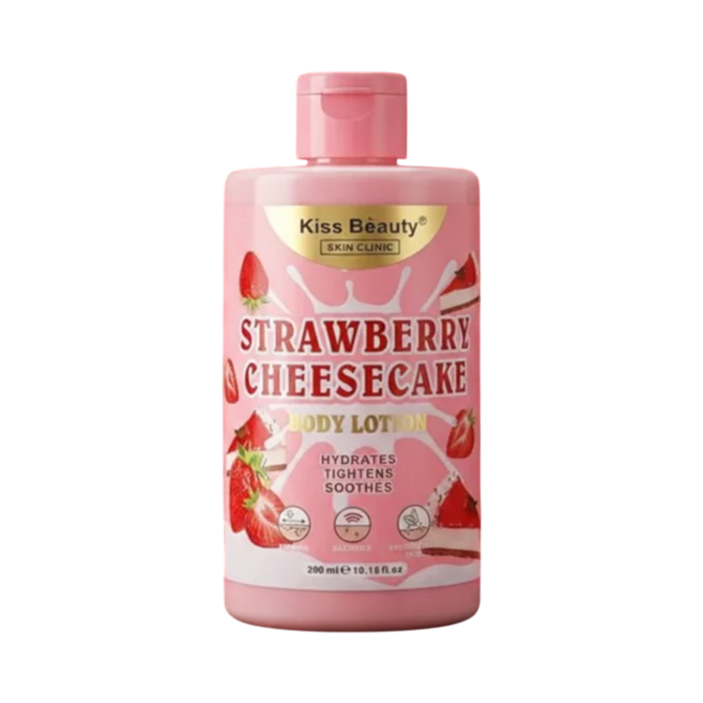 Loción Corporal Strawberry Cheesecake 360ml - KISS BEAUTY