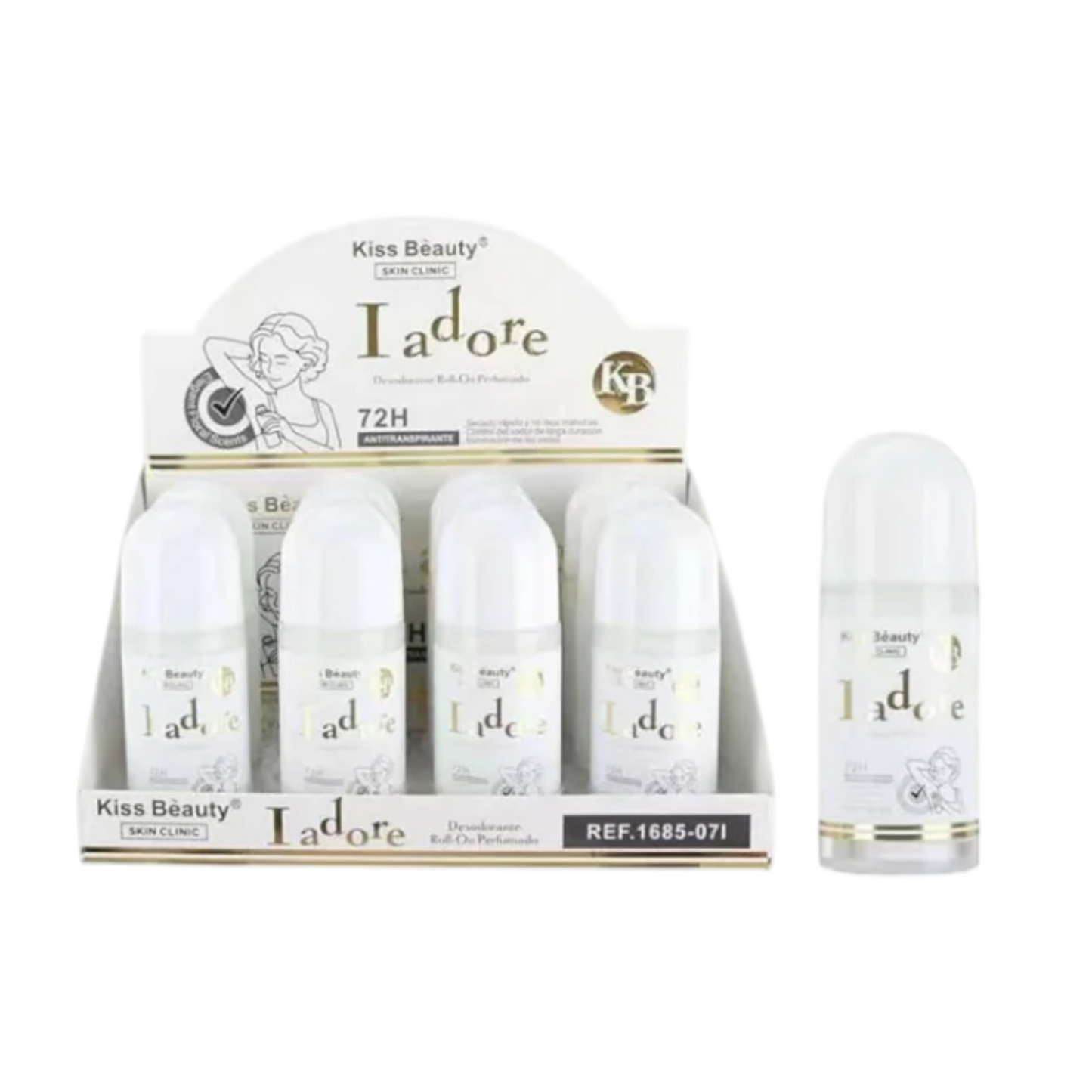 Desodorante Roll On Ladore 72h - KISS BEAUTY