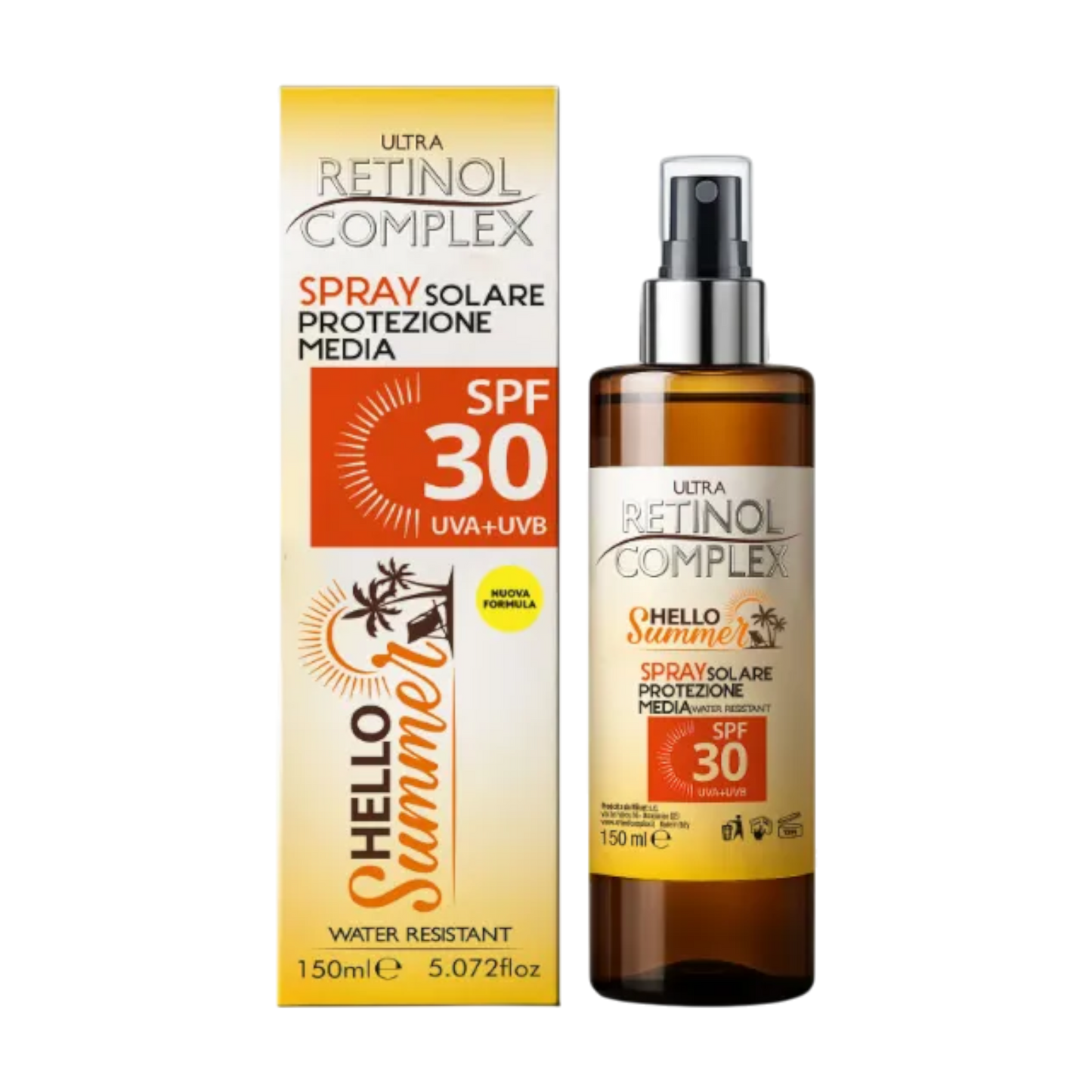 Protector Solar SPF 30 Hello Summer 150ml Nueva Formula - ULTRA RETINOL COMPLEX