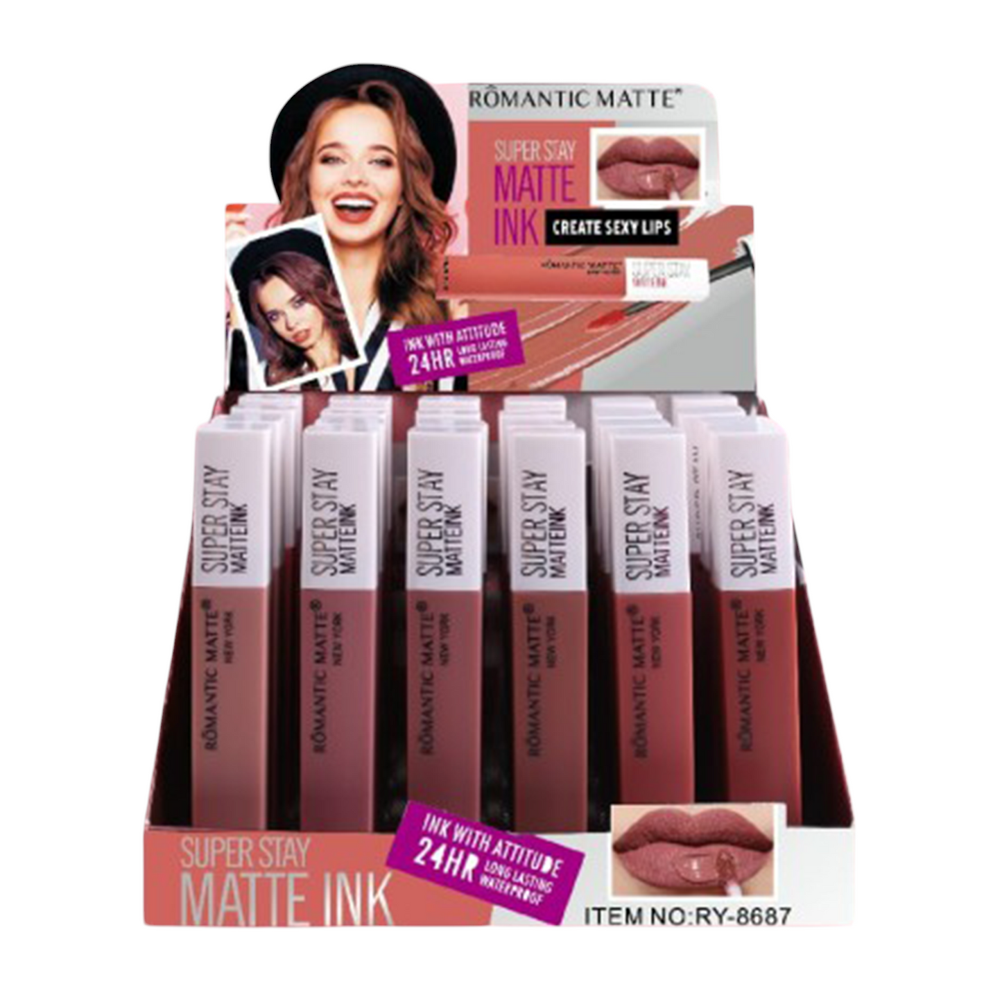 Labial Liquido Matte Create Sexy Lips - ROMANTIC MATTE