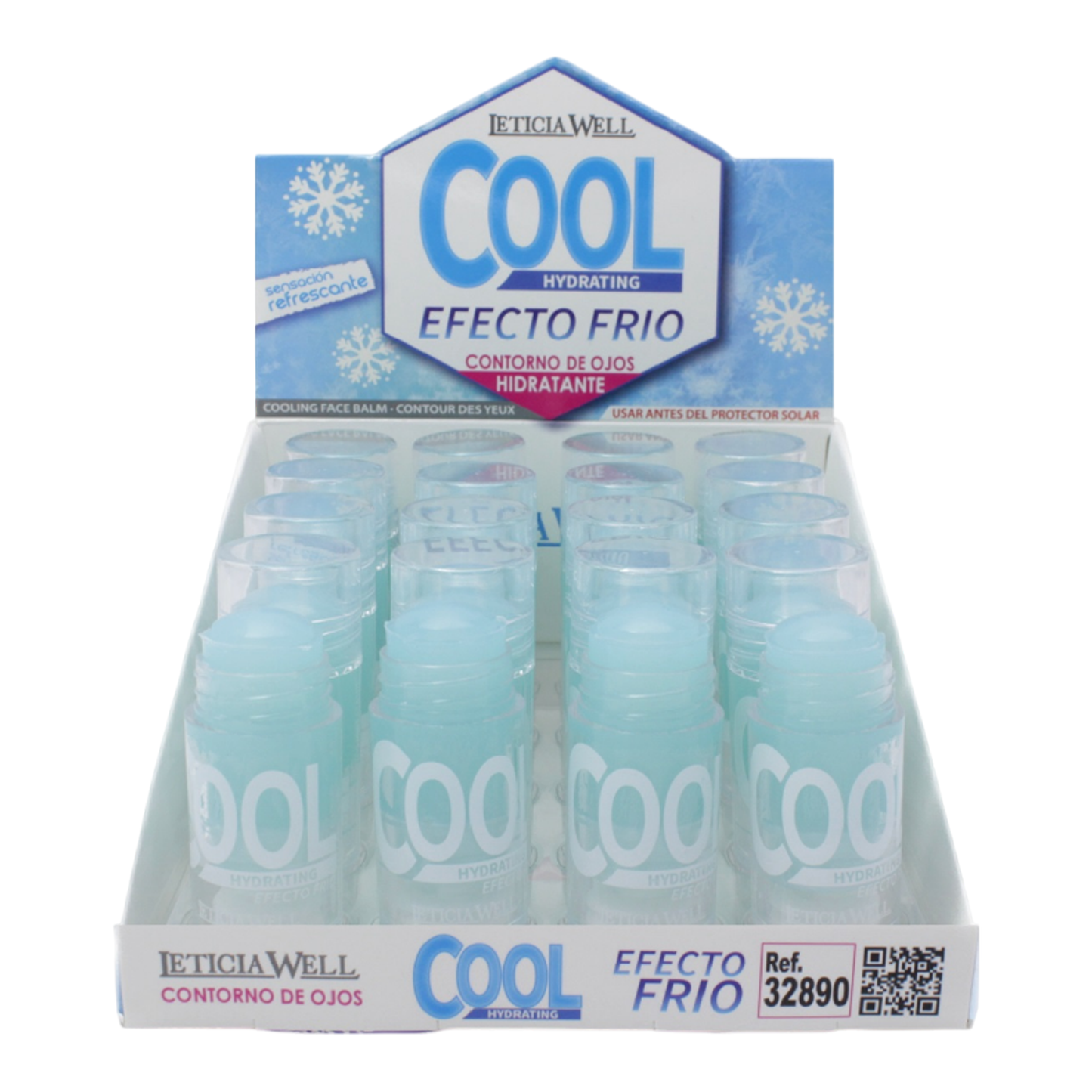 Contorno De Ojos Hidratante Cool Efecto Frio - LETICIA WELL