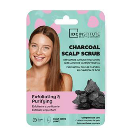 Exfoliante Capilar Para Cuero Cabelludo De Carbón Vegetal - IDC INSTITUTE