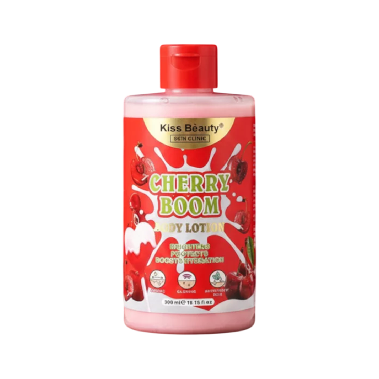 Loción Corporal Cherry Boom 360ml - KISS BEAUTY