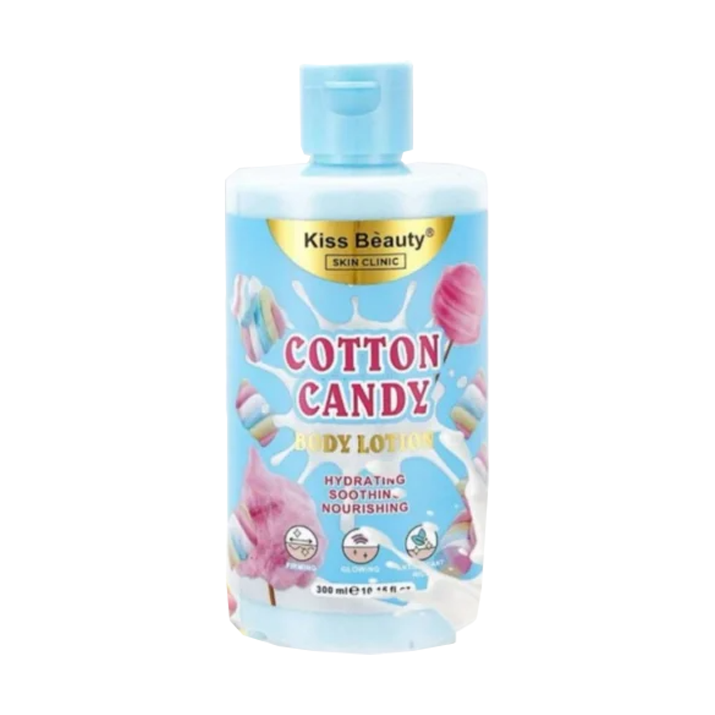Loción Corporal Cotton Candy 360ml - KISS BEAUTY