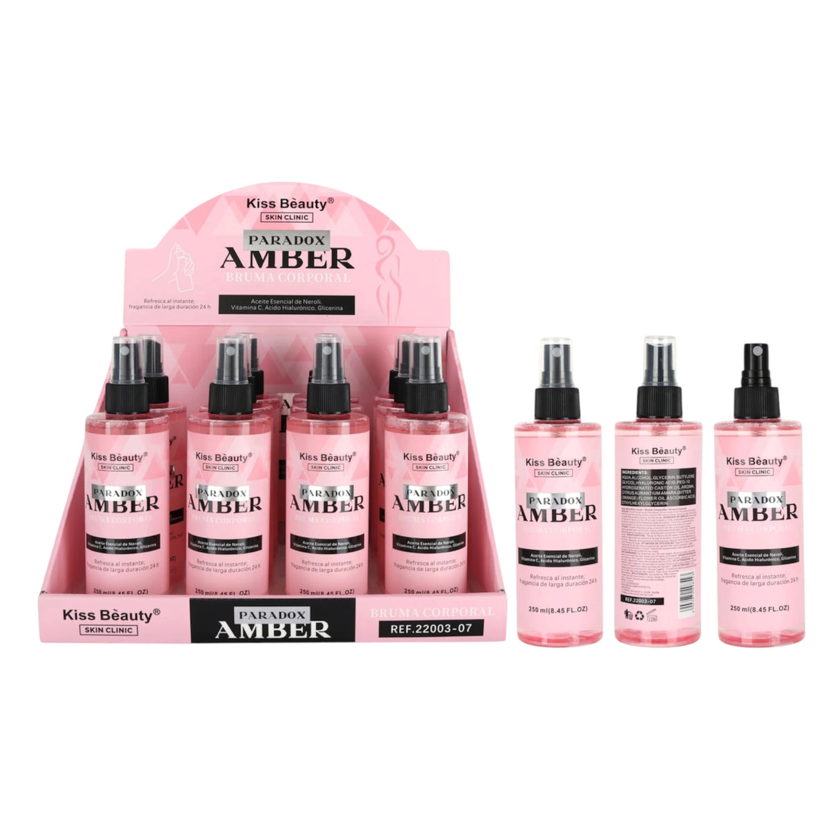 Bruma Corporal Paradox Amber 250ml - KISS BEAUTY