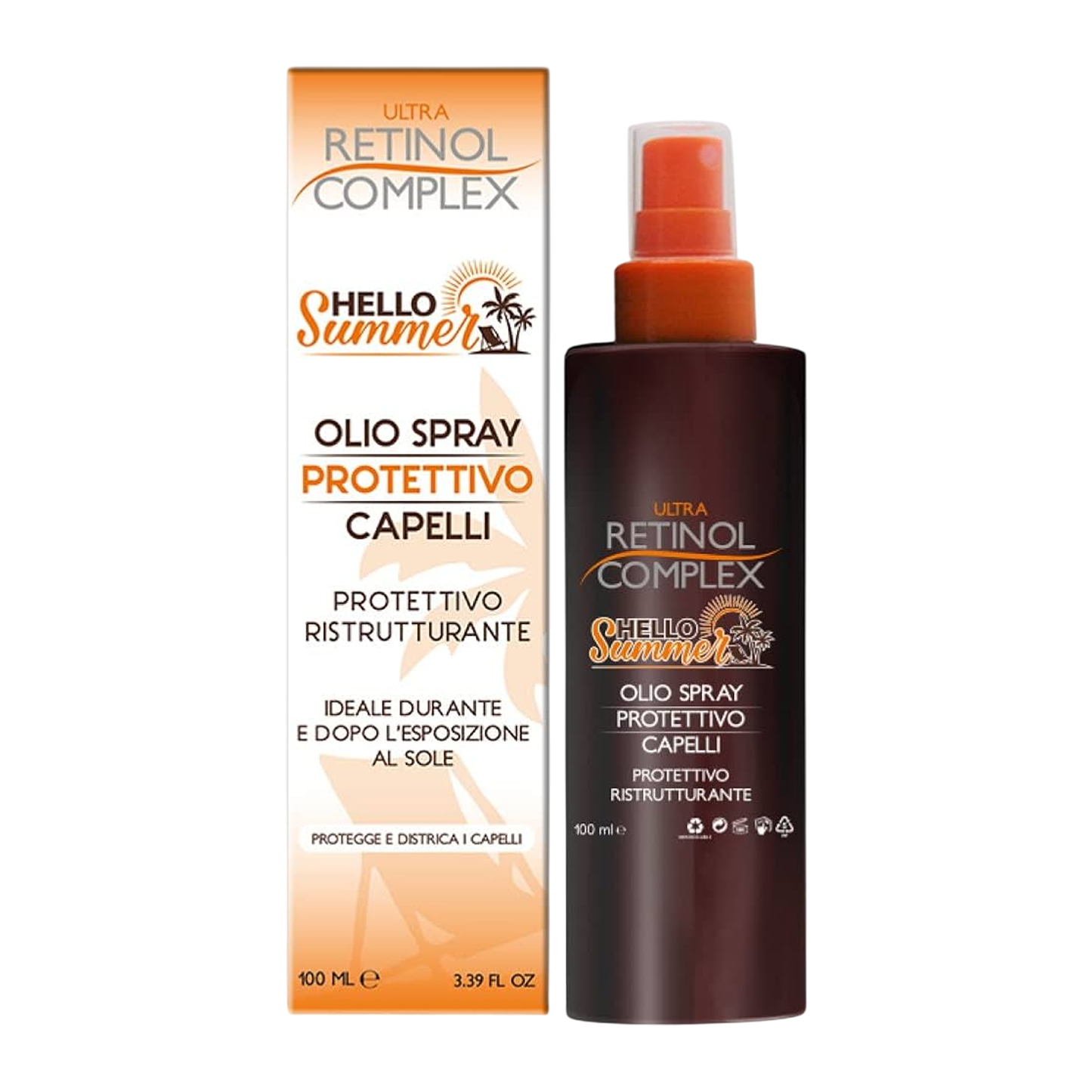 Aceite Protector Solar Del Cabello 100ml - ULTRA RETINOL COMPLEX