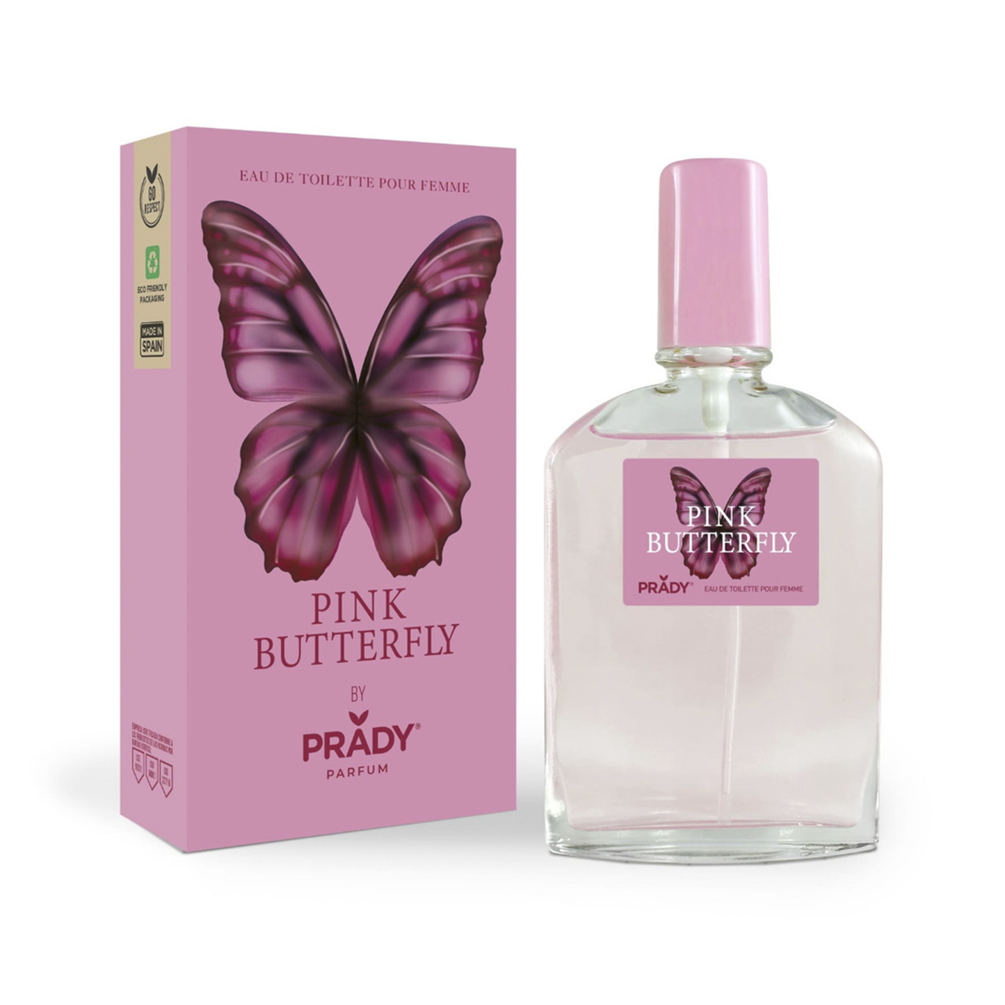 Eau de Toilette Pink Butterfly 90ml - PRADY