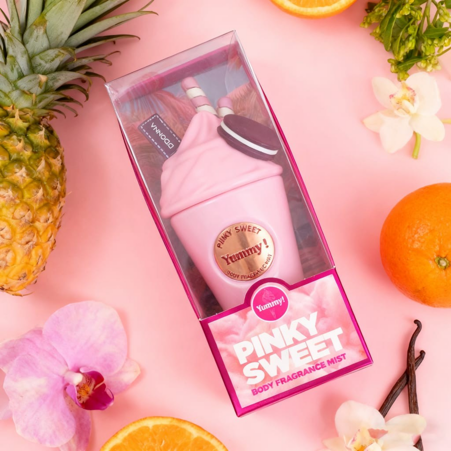 Body Mist Yummy Pinky Sweet 200ml - D´DONNA