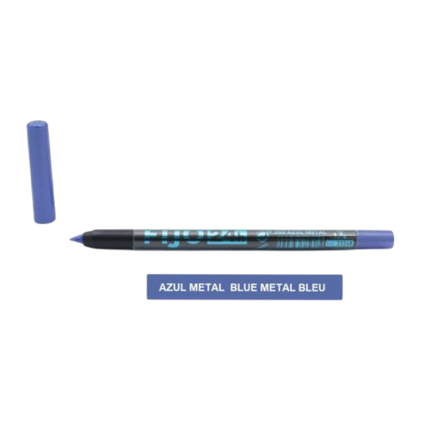 Lápiz De Ojos Fijo 24h Azul Metal - LETICIA WELL