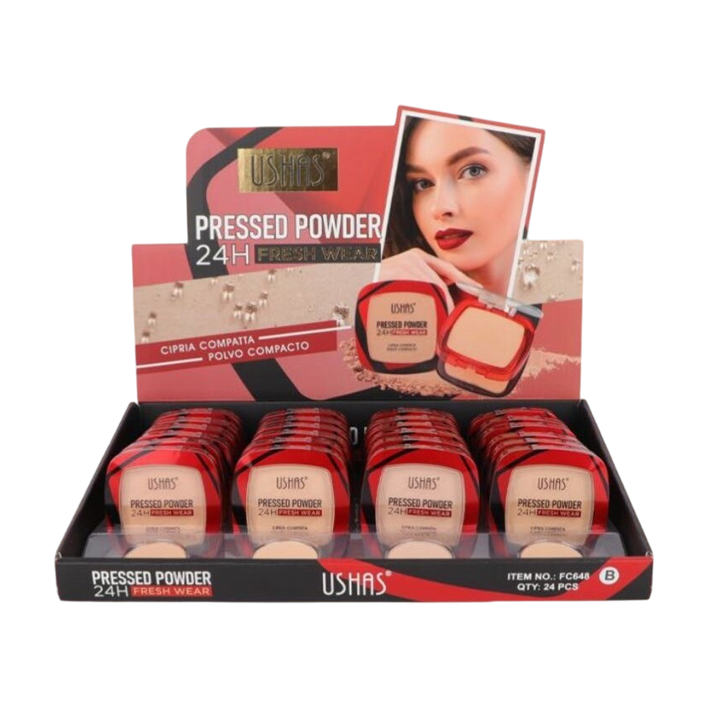 Polvo Compacto Fresh Wear 24h - USHAS