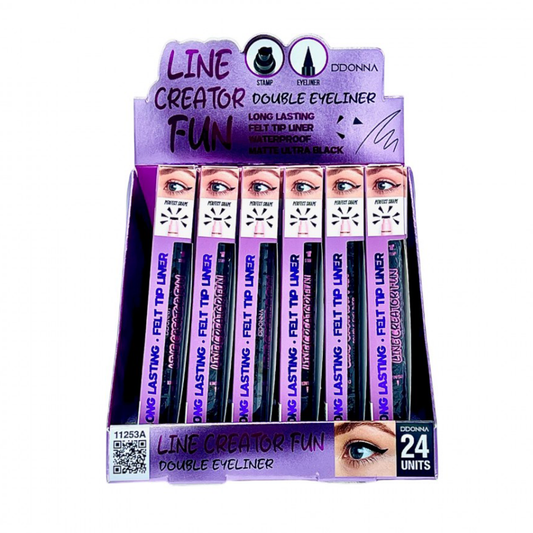 Eyeliner Negro Doble Line Creator Fun - D´DONNA